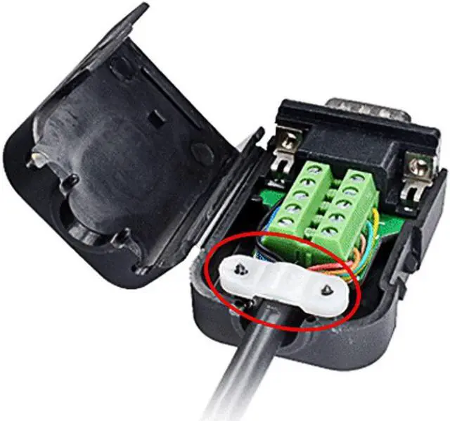 Alt view image 7 of 7 - BONAEVER DB15 Breakout Connector Female Adapter 15-pin Port Adapter to Terminal Connector Signal Module with case(Female Connectorwith Nut)