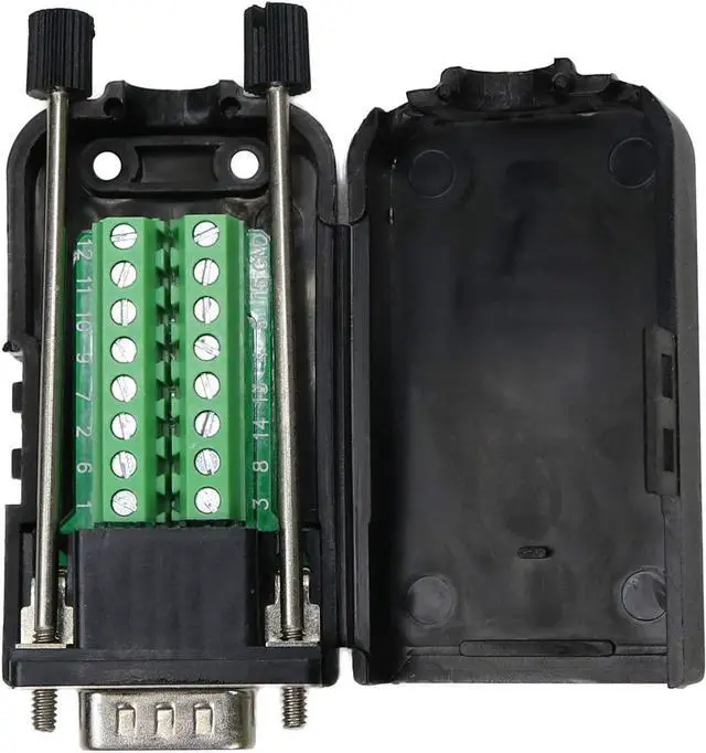 Alt view image 6 of 7 - BONAEVER D-SUB DB15 Male 15Pin Jack Port to Terminal Breakout Board Connector 3 Row Plug DR15 VGA Male with Case