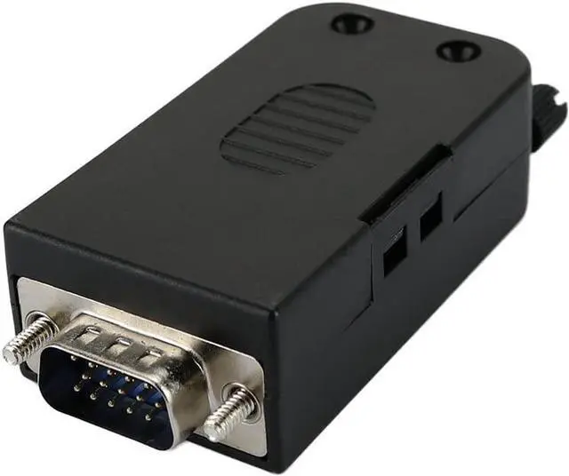 Alt view image 7 of 7 - BONAEVER D-SUB DB15 Male 15Pin Jack Port to Terminal Breakout Board Connector 3 Row Plug DR15 VGA Male with Case