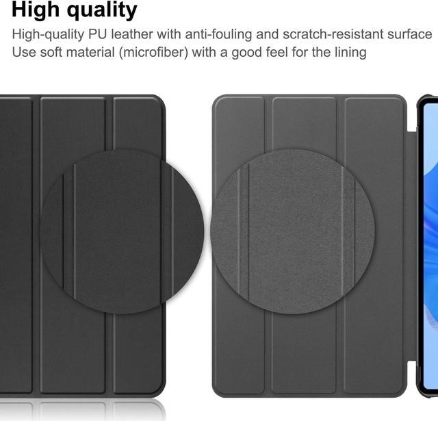 Alt view image 6 of 7 - BONAEVER Huawei MatePad Pro 11 inch 2022 Case Slim Stand andard Back Shell Protective Smart Cover with Universal Stylus Pen