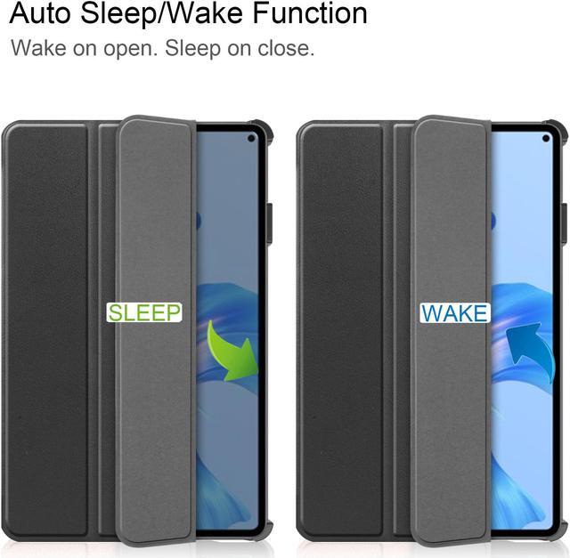 Alt view image 2 of 7 - BONAEVER Huawei MatePad Pro 11 inch 2022 Case Slim Stand andard Back Shell Protective Smart Cover with Universal Stylus Pen