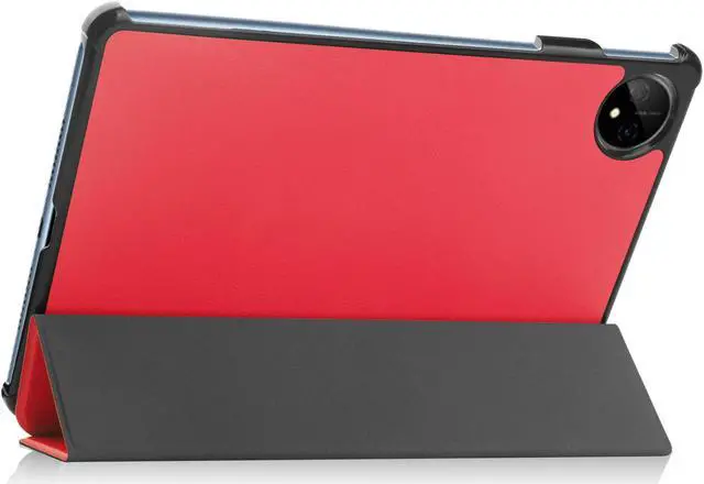 Alt view image 5 of 7 - BONAEVER Huawei MatePad Pro 11 inch 2022 Case Slim Stand andard Back Shell Protective Smart Cover with Universal Stylus Pen Red