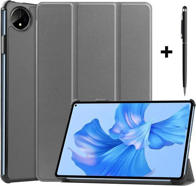 Main image of BONAEVER Huawei MatePad Pro 11 inch 2022 Case Slim Stand andard Back Shell Protective Smart Cover with Universal Stylus Pen Gray