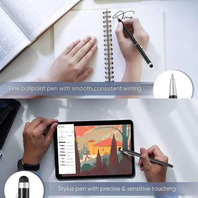 Alt view image 3 of 7 - BONAEVER Huawei MatePad Pro 11 inch 2022 Case Slim Stand andard Back Shell Protective Smart Cover with Universal Stylus Pen Gray