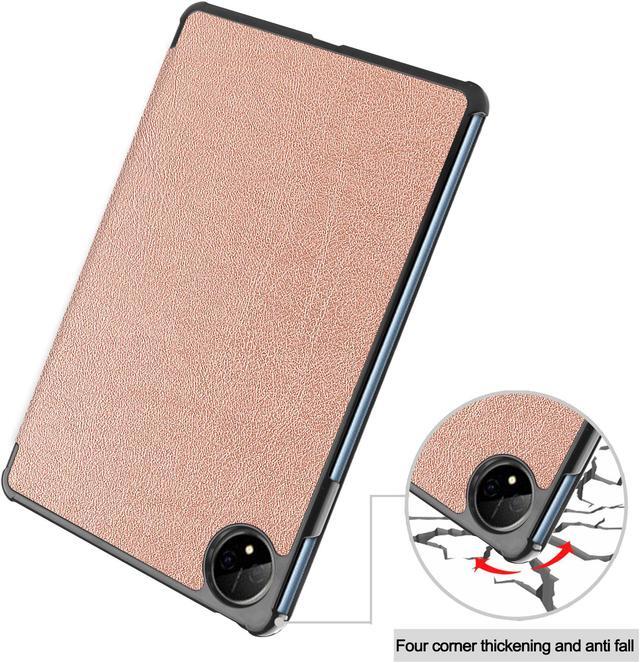Alt view image 6 of 7 - BONAEVER Huawei MatePad Pro 11 inch 2022 Case Slim Stand andard Back Shell Protective Smart Cover with Universal Stylus Pen Rose Gold
