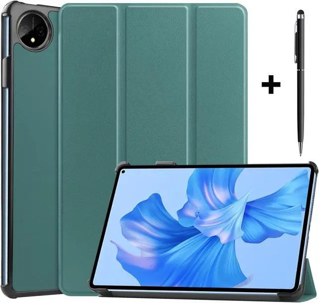 Main image of BONAEVER Huawei MatePad Pro 11 inch 2022 Case Slim Stand andard Back Shell Protective Smart Cover with Universal Stylus Pen Dark Green
