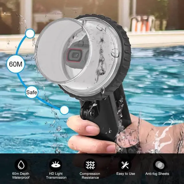 Alt view image 4 of 7 - BONAEVER Waterproof Housing Case for DJI Osmo Pocket 2 60m Deep Diving Protective Housing Shell for Underwater Photography