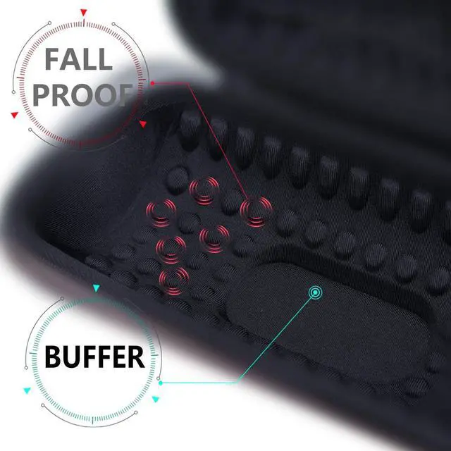 Alt view image 4 of 7 - BONAEVER Hard Case for JBL Charge 4/Charge 5 Portable Waterproof Wireless Bluetooth Speaker by LTGEM. Fits USB Cable Charger Accessories