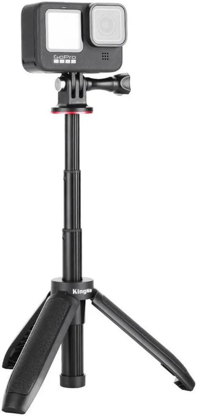 Alt view image 2 of 7 - BONAEVER Extension Grip Tripod Vlog for Action Camera GoPro HERO 9 / 8 / 7 MAX Brica DJI OSMO