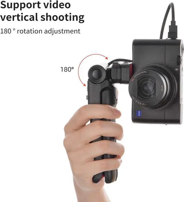 Alt view image 4 of 7 - BONAEVER Mini Shooting Grip vlog Camera Grip for Sony Vlogger Grip for Sony ZV1 RX100 VII RX100M2 RX100M3 RX100M4 RX100M5 RX100M7 A6000 a6100 a6300 A6400 A6500 A6600