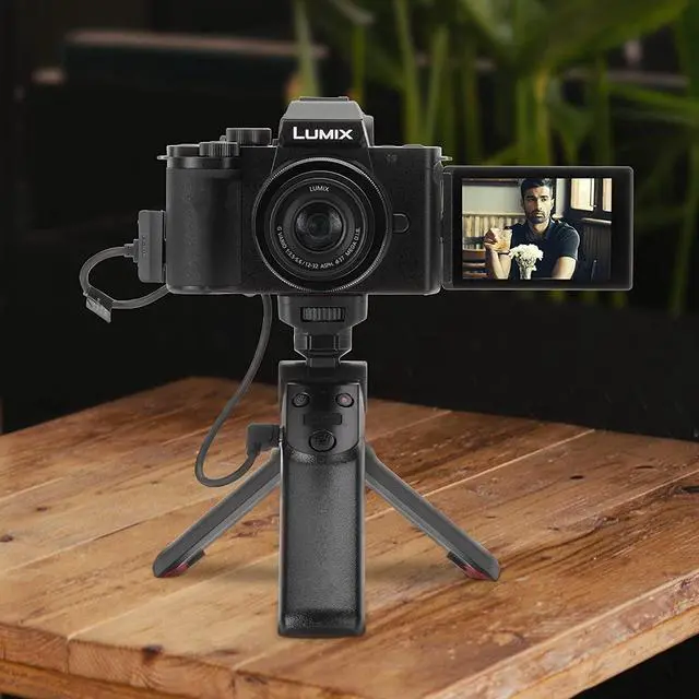 Alt view image 4 of 7 - BONAEVER Mini Shooting Grip vlog Camera Grip for Vlogger Grip for DC-G100 G110 GH5 GH5S G9 G80 G81 G85 G90 G91 G95
