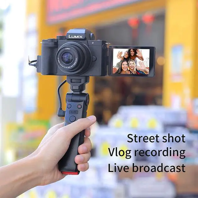Alt view image 6 of 7 - BONAEVER Mini Shooting Grip vlog Camera Grip for Vlogger Grip for DC-G100 G110 GH5 GH5S G9 G80 G81 G85 G90 G91 G95