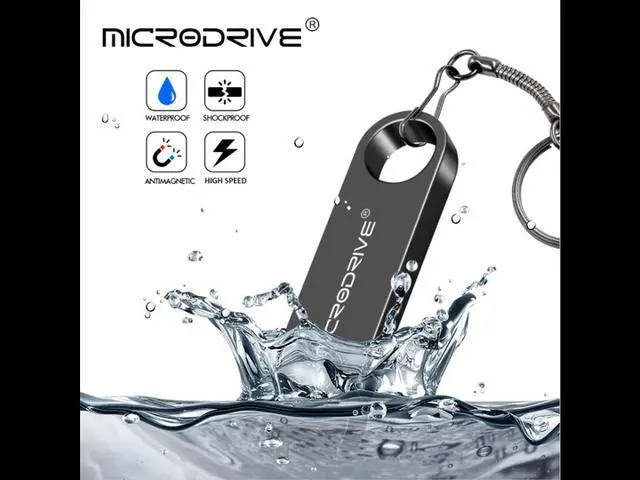 Alt view image 6 of 7 - BONAEVER Mini USB Flash Drive Microdrive 32GB Data Traveler USB 2.0 Flash Drive Speed Up to 100MB/s Metal Memory Standick Black 32GB