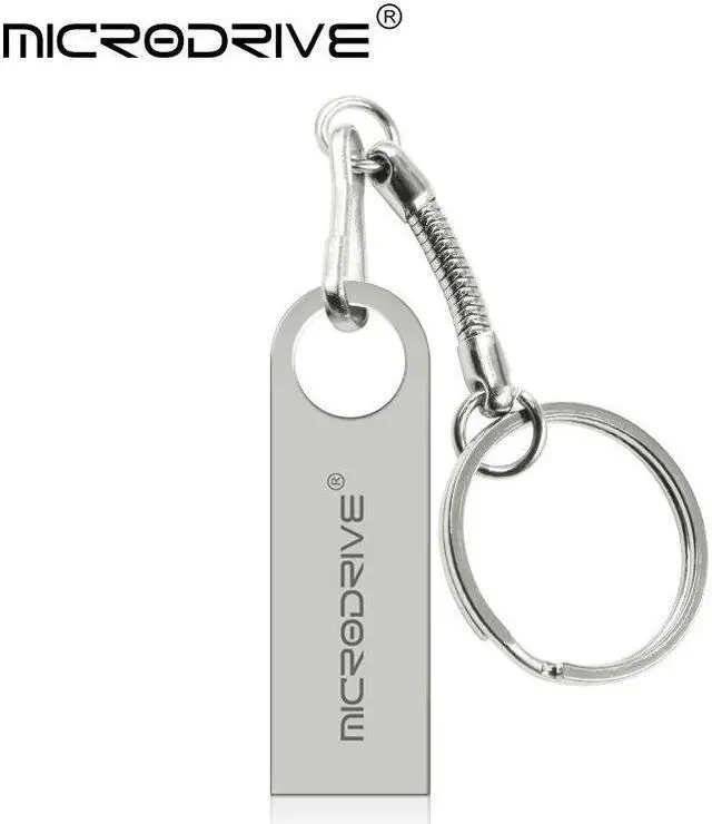 Alt view image 4 of 6 - BONAEVER Mini USB Flash Drive Microdrive 32GB Data Traveler USB 2.0 Flash Drive Speed Up to 100MB/s Metal Memory Standick Silver 32GB
