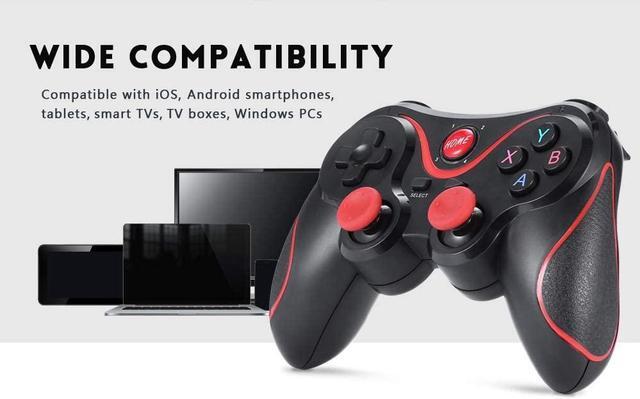 Alt view image 5 of 7 - BONAEVER Game Controller Wireless Bluetooth Gamepad Joy Standick with Wireless Receiver for iOS / Android Smartphone / / Smart TV / TV box / Windows PC