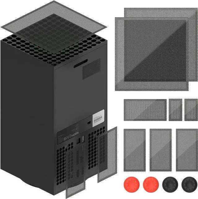 Main image of BONAEVER Du Stand Filter for Xbox Series X Vent Du Stand Filter Cover Top Case Du Stand Proof Filter Cover for Xbox Series X- 2 Pack