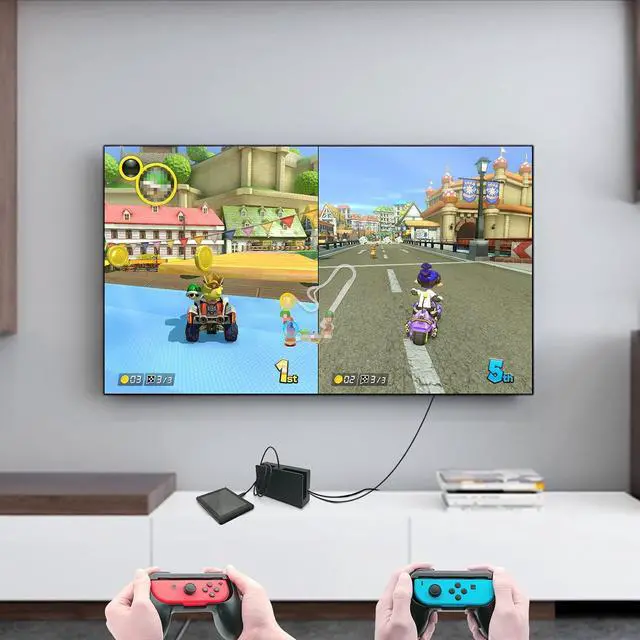 Alt view image 6 of 6 - BONAEVER Extender Cable Replacement for Nintendo Switch / Switch OLED Dock Support 10 Gbps Data Transfer Rate - 3.28 feet