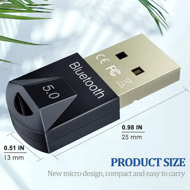 Alt view image 5 of 7 - BONAEVER USB Bluetooth AdapterEncrypted Wireless TransmissionMini Bluetooth 5.0 Applicable to Laptops Desktop Computers Mice Keyboards Headsets Speakers PrintersWindows 10/8.1/8/7