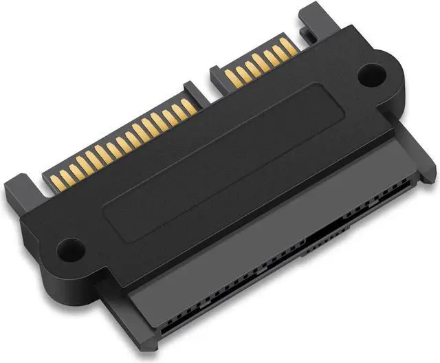 Alt view image 6 of 6 - BONAEVER SFF-8482 SAS to SATA 22 Pin (7+15 Pin) Computer Cable Connector Hard Disk Drive Raid Adapter with 15 Pin Power Port