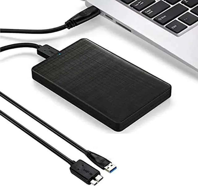 Alt view image 6 of 7 - BONAEVER 2.5 Inch Hard Drive Case USB 3.0 External Hard Drive Enclosure Enclosure SATA I II III HDD SSD 9.5mm 7mm [UASP Support] Tool Free Black