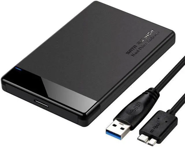 Main image of BONAEVER SATA 2.5-inch USB 3.0 Mobile Hard Drive Box 5Gbps Laptop External Hard Drive Enclosure Hard Disk Case Maximum Support 3BT