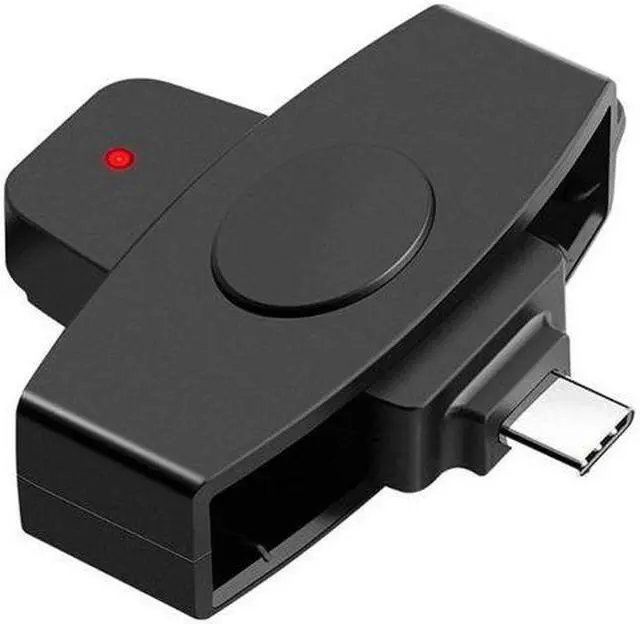 Main image of BONAEVER Type C CAC Card Reader Military USB C Common Access CAC Smart Card Reader Credit Card Reader/CAC Chip Card Reader Compatible with Android Phones MacBook Pro iMac Other Type C Laptops