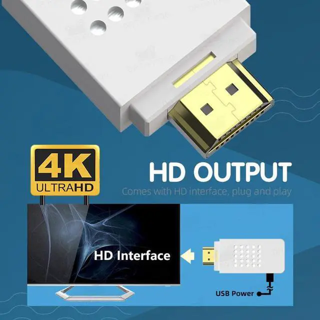Alt view image 5 of 7 - BONAEVER Y2 FIT Interactive Motion Sensing Wireless Game Console Built-in 830 NES Games Mini High-definition Doubles Game Console