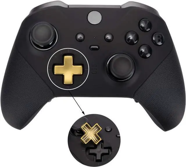 Alt view image 4 of 7 - BONAEVER Elite Series 2 Controller Accessories Metal Thumb Sticks Replacement Parts for Xbox One Elite Series 2 Controller Model 1797 Mod Swap Joy Sticks Paddles D-Pads Adju Standment Tool