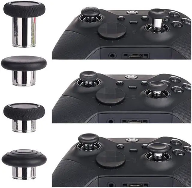 Alt view image 3 of 6 - BONAEVER Elite Series 2 Controller Accessories Metal Thumb Sticks Replacement Parts for Xbox One Elite Series 2 Controller Model 1797 Mod Swap Joy Sticks Paddles D-Pads Adju Standment Tool