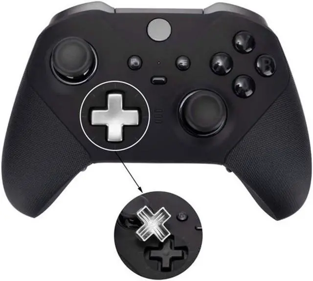 Alt view image 4 of 6 - BONAEVER Elite Series 2 Controller Accessories Metal Thumb Sticks Replacement Parts for Xbox One Elite Series 2 Controller Model 1797 Mod Swap Joy Sticks Paddles D-Pads Adju Standment Tool
