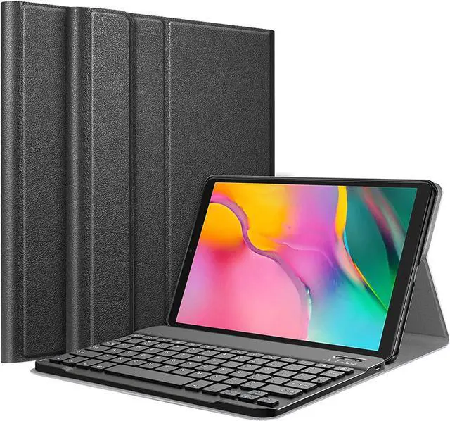 Main image of BONAEVER Keyboard Case for Samsung Galaxy Tab A 10.1 2019 Model SM-T510/T515/T517 Slim Shell Stand Cover with Wireless Bluetooth Keyboard
