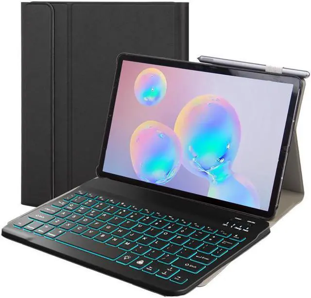 Main image of BONAEVER Keyboard Case for Samsung Galaxy Tab A7 10.4 inch 2022 2020 Model SM-T500 T503 T505/T507 Slim Stand Cover with 7 Colors BacklitMagnetically Wireless Bluetooth Keyboard