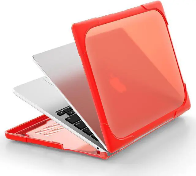 Alt view image 4 of 7 - BONAEVER Hard Shell Case for MacBook Air 13.6 inch 2022 2023 2024 2025 Release A3240 M4 A3113 M3 A2681 M2 with M2 Chip & Touch ID Protective Cover with Fold Stand and s & Transparent Keyboard Cover