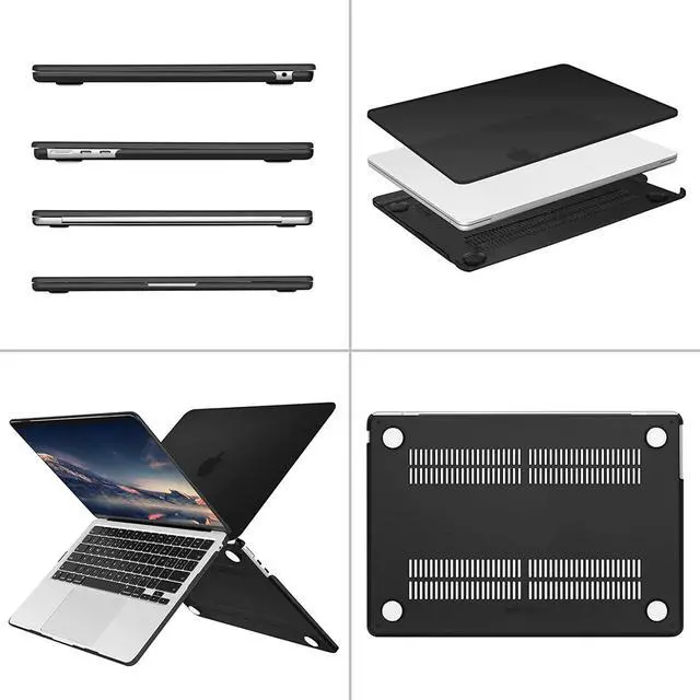Alt view image 6 of 7 - BONAEVER Compatible with MacBook Air 13.6 inch Case 2022 Release A2681 M2 Chip with Liquid Retina Display & Touch ID Protective Plastic Hard Shell Case & Transparent Keyboard Cover