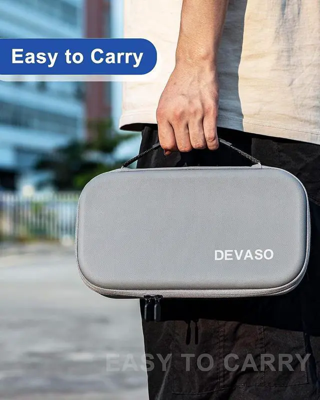 Alt view image 6 of 7 - BONAEVER Carrying Case for Steam Deck Waterproof Portable Standorage Shoulder Bag Travel Case for Steam Deck Console & Accessories