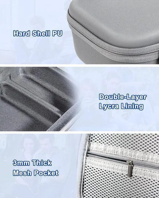 Alt view image 3 of 7 - BONAEVER Carrying Case for Steam Deck Waterproof Portable Standorage Shoulder Bag Travel Case for Steam Deck Console & Accessories