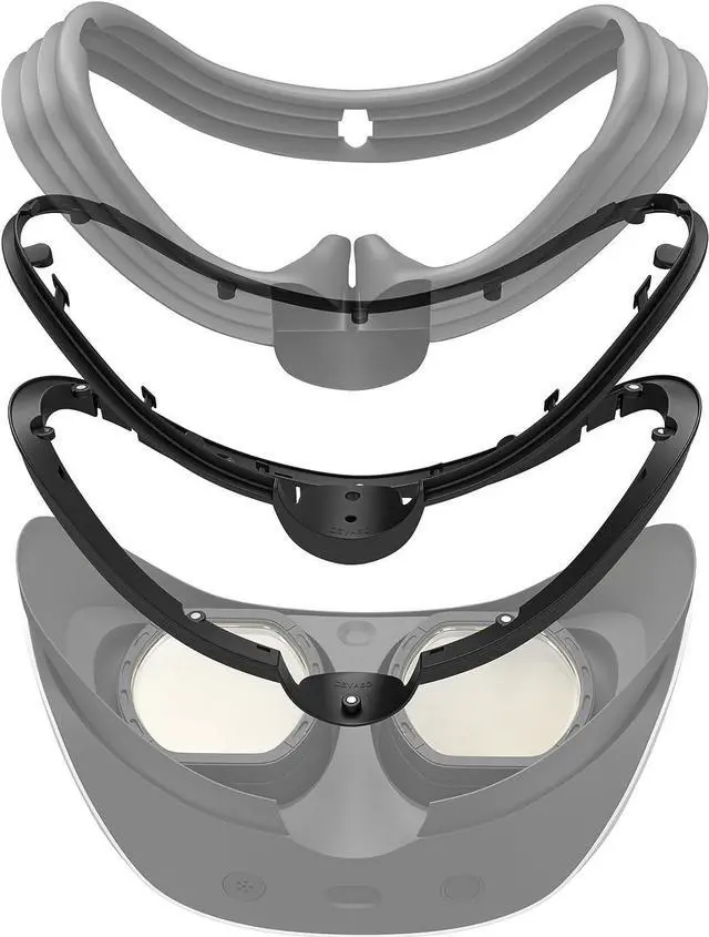 Main image of Silicone Face Cover Quick Release Unit for Playstation VR2, Lightweight PSVR 2 Accessories, Compatible with PS VR2 Headset Silicone Face Cover