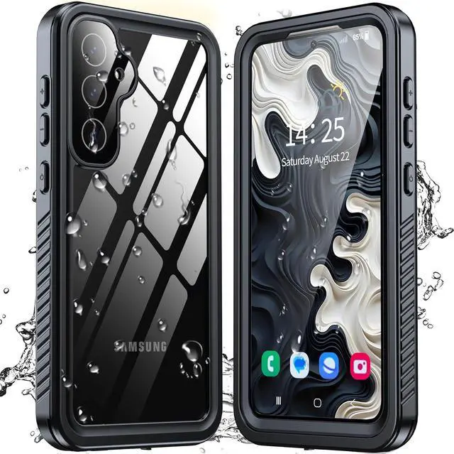 Main image of BONAEVER for Samsung Galaxy S23 FE 5G Case Waterproof Built in Screen Protector 360° Protective Shockproof IP68 Underwater Case for Galaxy S23 FE 5G - Black
