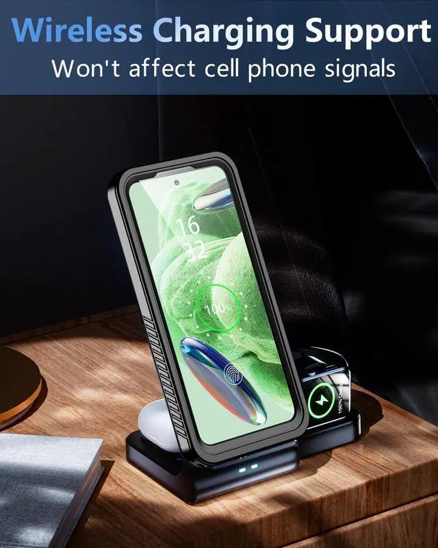 Alt view image 6 of 7 - BONAEVER for Samsung Galaxy S23 FE Case Waterproofwith Built-in Screen&Camera Protector360° Protection Shockproof Anti-Scratch Case for Galaxy S23 FE 6.4" -Black