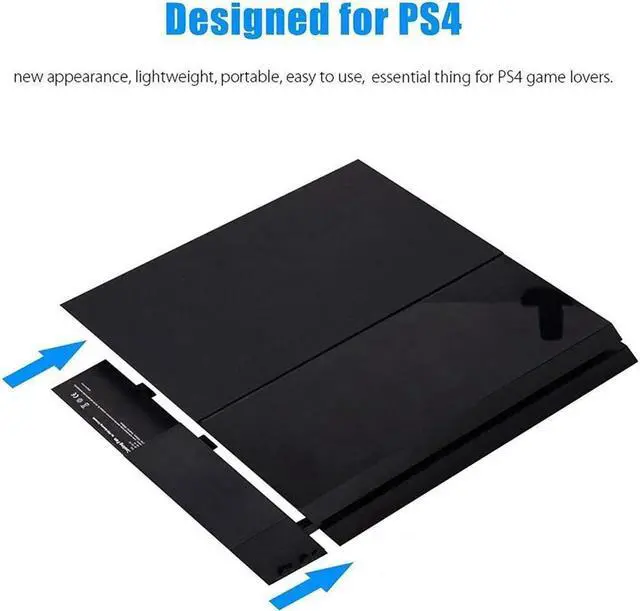 Alt view image 5 of 7 - BONAEVER Cooling Fan Cooler Fit for PS4 USB External Super Turbo Temperature Cooling Fan With 5 Turbo Fans USB Cable Compatible With Sony Play Station 4 Gaming Console