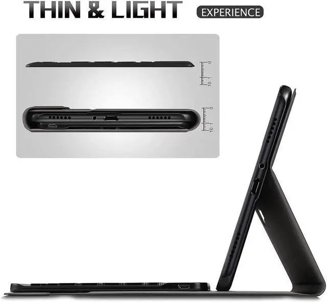 Alt view image 6 of 7 - BONAEVER Touchpad Keyboard Case for Lenovo Tab P11 2nd Generation 11.5 inch / Xiaoxin Pad Plus 11.5 inch 2023 Model TB-350FU TB-350XU Wireless Keyboard Cover with Trackpad & Pencil Holder