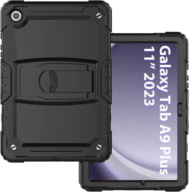 Alt view image 7 of 7 - BONAEVER Case for Samsung Galaxy Tab A9 Plus Case 11 inch 2023 Model SM-X210/X216/X218 with 360° Rotating Stand and Strap & Shoulder Strap Protective Cover for Galaxy Tab A9 Plus 11"