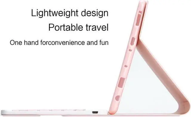 Alt view image 4 of 5 - BONAEVER Touchpad Keyboard Case for Lenovo Tab M11 11 inch 2024 TB330FU TB331FC Bluetooth Trackpad Keyboard Cover with Pencil Holder for Lenovo Xiaoxin Pad 11 Inch 2024 Pink