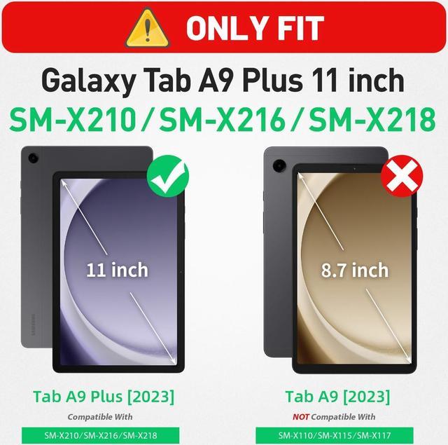 BONAEVER Case for Samsung Galaxy Tab A9 Plus 11 inch 2023 Model SM