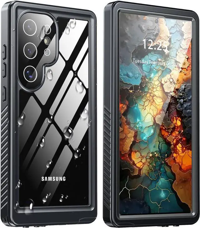 Main image of BONAEVER Case for Samsung Galaxy S24 Ultra 5G, IP68 Waterproof with [Built-in Screen/Camera Protector], [14FT Military Shockproof] Full Body Heavy Duty Protective Sealed Cover