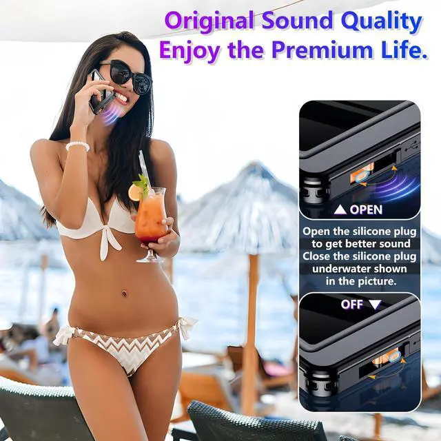 Alt view image 7 of 7 - BONAEVER for Samsung Galaxy S24 Ultra Case Waterproof, [Built-in Camera & Screen Protector][Military Grade Shockproof][IP68 Underwater][Dustproof][Dropproof] Full Body Phone Case for S24 Ultra 6.8"