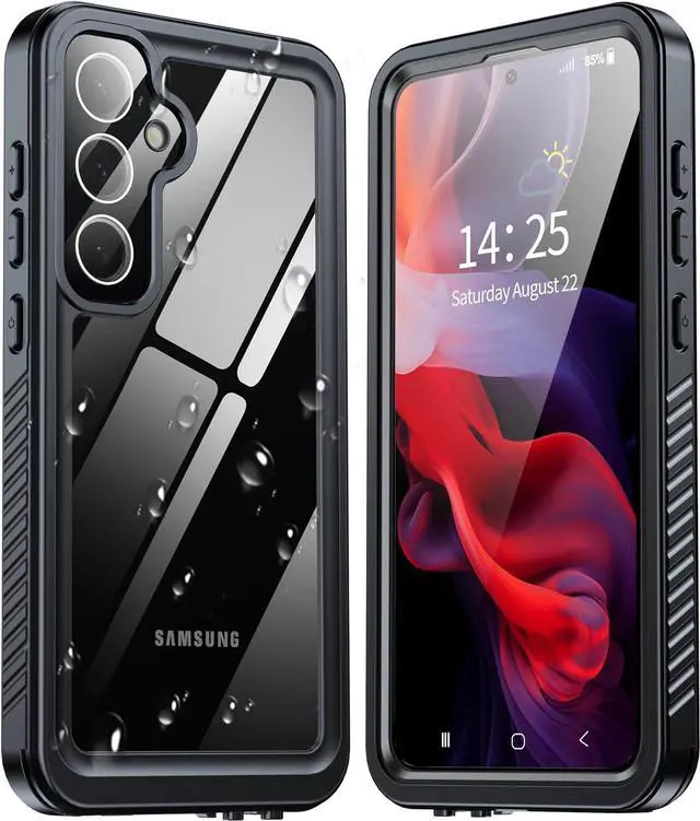 Main image of BONAEVER for Samsung Galaxy S24 Plus Case Waterproof, Built-in Lens & Screen Protector 360° Full Body Heavy Duty Protective Shockproof IP68 Underwater Cover