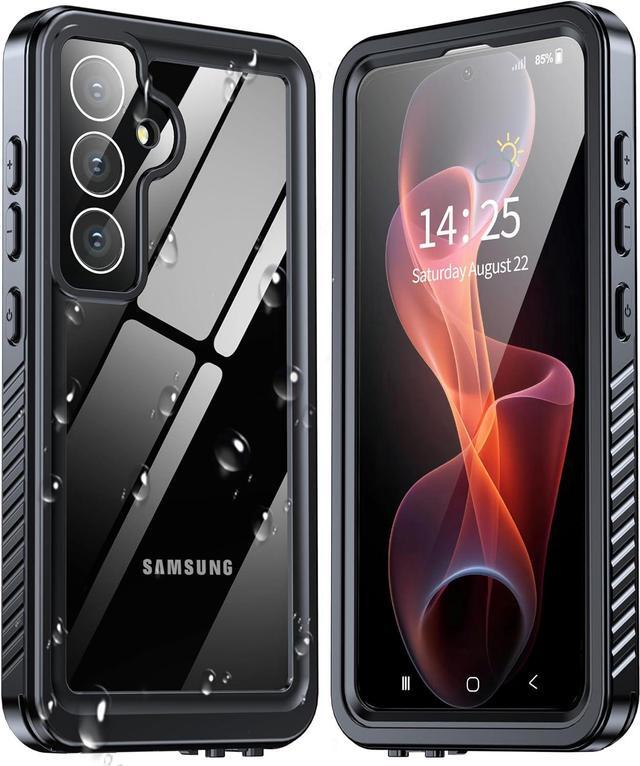 Main image of BONAEVER for Samsung Galaxy S24 Case Waterproof, Built-in Lens & Screen Protector 360° Full Body Heavy Duty Protective Shockproof IP68 Underwater Case for Galaxy S24 5G 2024 - Black