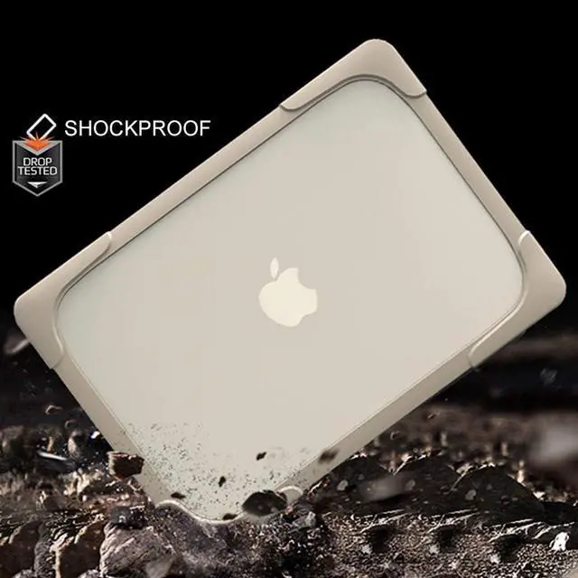 Alt view image 5 of 7 - BONAEVER For Macbook Pro 15 inch Retina Case Werleo Heavy Duty Hard Case Protective Cover for Apple Macbook Pro 15.4" with Retina Display Compatible with A1398 2012-2015 Release Khaki