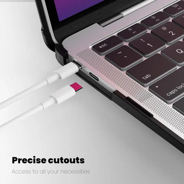 Alt view image 6 of 7 - BONAEVER Case for MacBook Air 13 inch 2022 2021 2020 2019 2018 A2337 M1 A2179 A1932, Laptop Hard Cover with Kickstand, Keyboard Skin, Screen Protector, Camera Cover, USB C Adapter